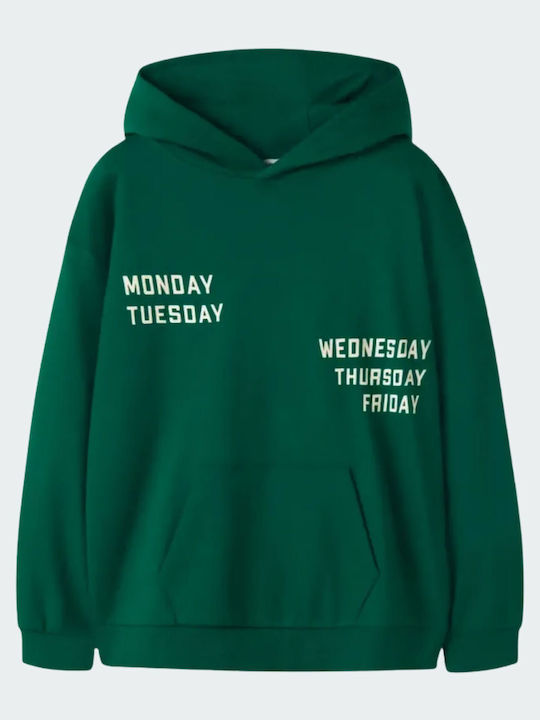 Name It Kinder Hoodie mit Kapuze Grün