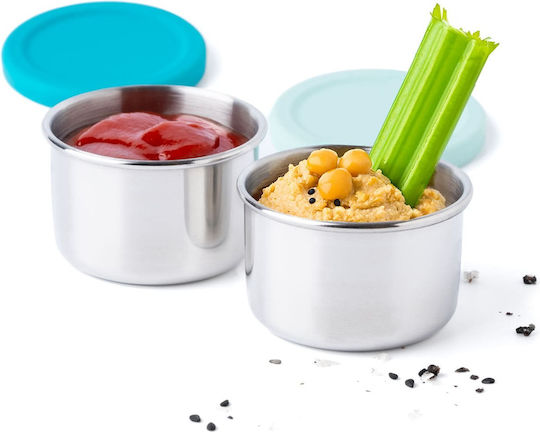 Lekkabox Set de Recipiente pentru Alimente din Inox 2 bucăți Lekkabox Set de Recipiente pentru Alimente din Inox 2 bucăți