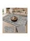 Homeone MH224 Rectangular Rug with Fringes Grey 50x80cm