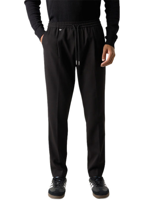 Antony Morato Мъжки Панталон Еластичен Regular Fit Черен