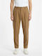Men's Stretch Trousers Relaxed Fit Camel