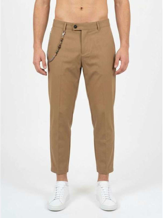 Just West Men's Stretch Trousers Camel