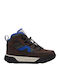 Motion 6 Leather Kids Ankle Boots with Laces Brown