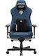 Anda Seat Kaiser 3E Series XL Gaming-Stuhl aus Stoff mit verstellbaren Armlehnen Dark Blue