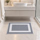 Nicefeelings Set of 6 Grey Hotel Bathroom Mats 50x75cm