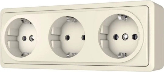 Harry Potter Triple Ecru External Power Socket