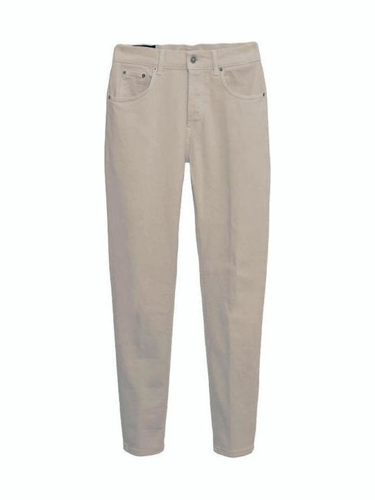 Men's Beige Jeans Trousers