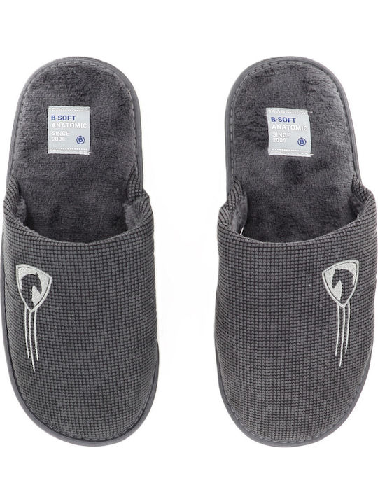 Herren Hausschuhe Grau 56/10501_GRAU