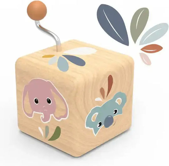 Speedy Monkey Sensorische Musikbox, Dschungel aus Holz mit Musik und Geräuschen für Kinder ab 24 Monaten