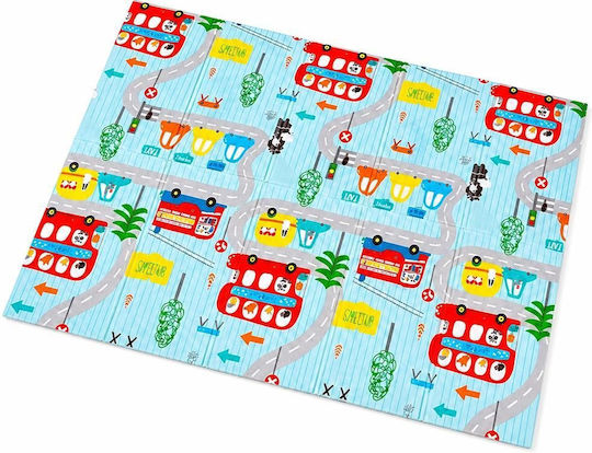 Cars Aktivitätsmatte Hellblau 200x150cm