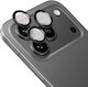 Bizon Glass Snap Lens Protector pentru Camera Compatibil cu Honor 600 Pro Negru