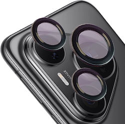 Bizon Glass Snap Lens Tempered Glass Protecție Cameră Compatibilă cu Huawei Pura 80 Pro Pro Plus Neagră