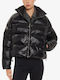 Γυναικείο Puffer Μπουφάν για Χειμώνα Black