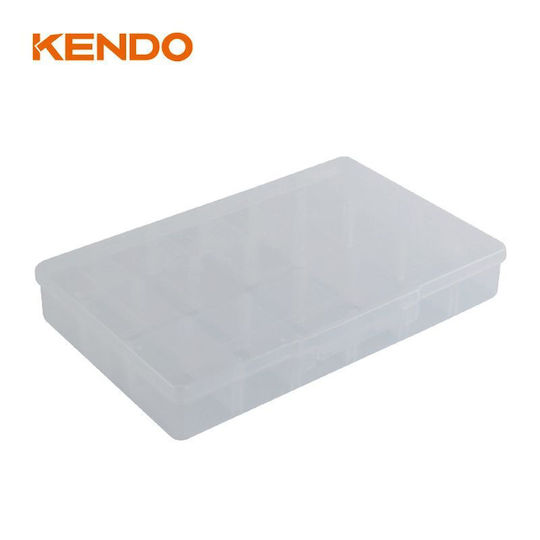 Kendo Ταμπακιέρα Εργαλείων 18 Θέσεων Διάφανη