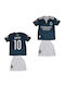 Set de Fotbal pentru Copii Mbappe Real Madrid 2026-2027 Verde Balón De Oro Unisex Copii Verde Închis Ab207