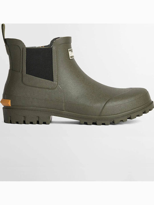Barbour Chelsea-Stiefel Khaki