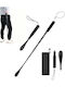 Suport Telescopic pentru Pantofi, Negru, 39 x 3 cm