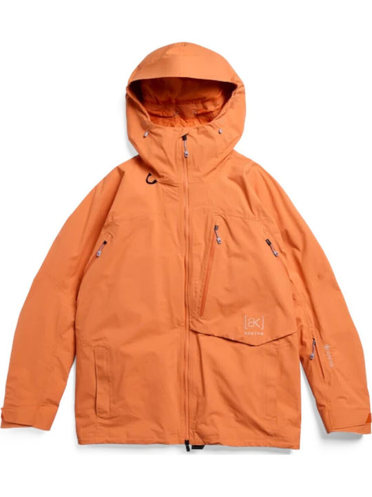 Burton Ak Cyclic 3076310E7B Ανδρικό Μπουφάν Gore-Tex για Σκι & Snowboard Πορτοκαλί