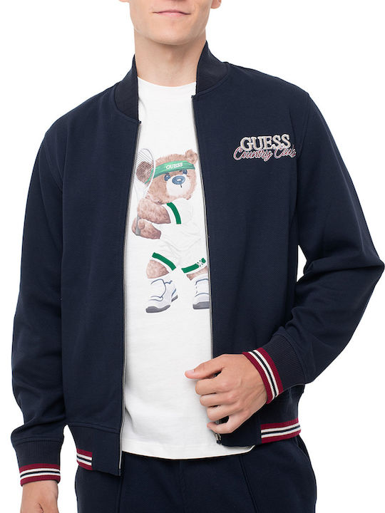 Guess Sweatjacke Dunkelblau