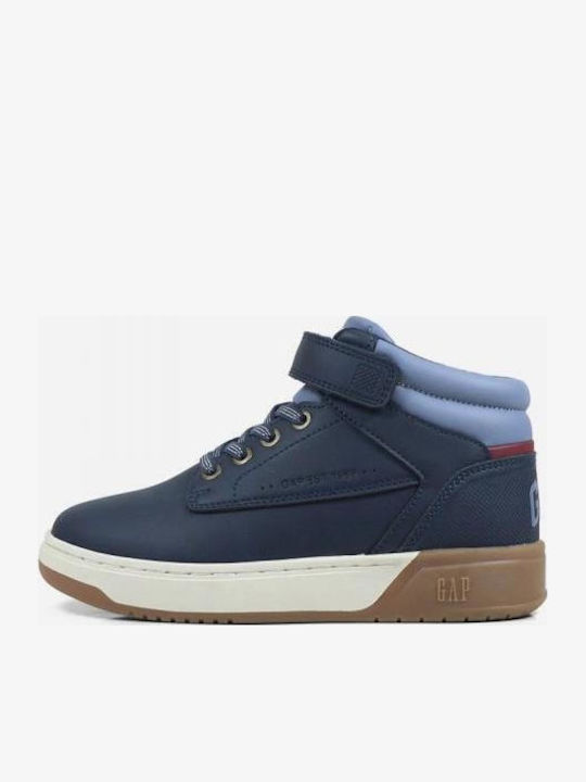 Adidași High pentru Copii cu Închidere cu Scai Albaștri