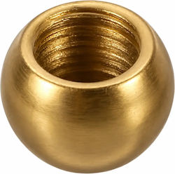 Leuchtenzubehör Endstück für Rosette Bronze M10