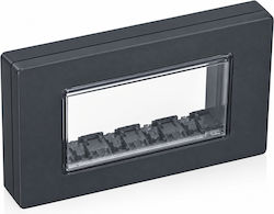Lineme Waterproof Recessed Wall Switch with Grey Frame Lineme Waterproof Recessed Wall Switch with Grey Frame