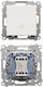 Kontakt-Simon Simon 55 Recessed One-Way Wall Switch Without Frame White