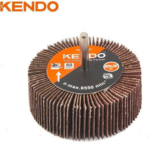 Kendo 92237127 Δίσκος Φτερού Λείανσης Δράπανου O80?30mm?60#