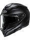 HJC i72 Semi Flat Black Full Face Motorcycle Helmet ECE 22.06 with Pinlock and Sun Visor