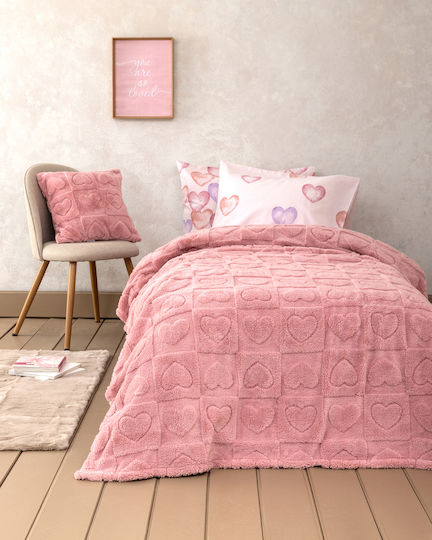 Nima Κουβέρτα Amoria Pink 220x160εκ.
