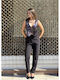 Women's Black Suit in Regular Fit
