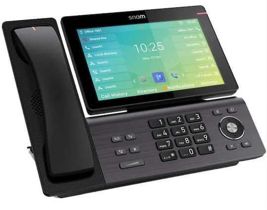 Snom D895m Ασύρματο Voip Τηλέφωνο Μαύρο 4540