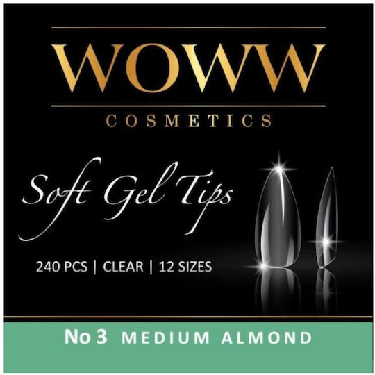 Woww Cosmetics Woww Tips Νυχιών 240τμχ 1171.WOWWMEDALM