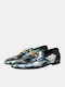 Δερμάτινα Ανδρικά Loafers σε Μπλε Χρώμα