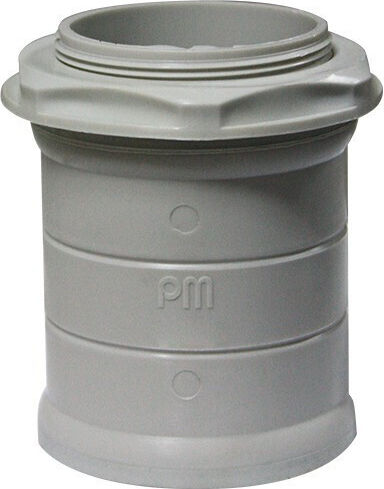 Rohr-zu-Dose-Verbinder Grau Ø16 10 Stk