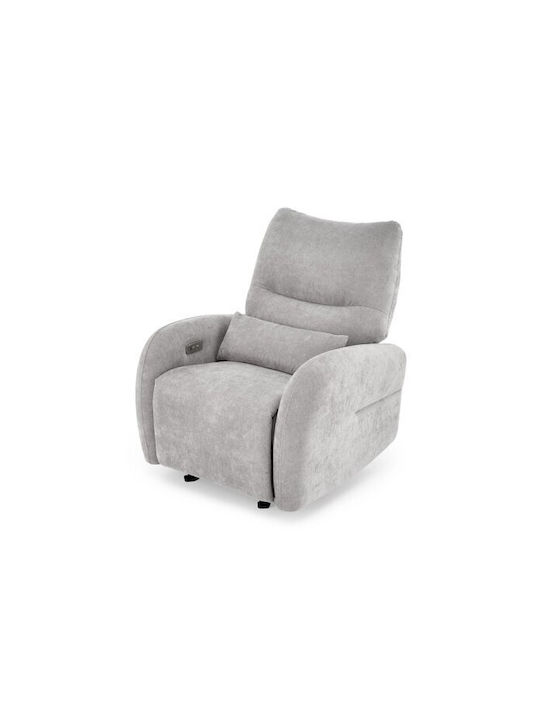 Houston 2226 Relax Swivel Armchair Light Grey 8...