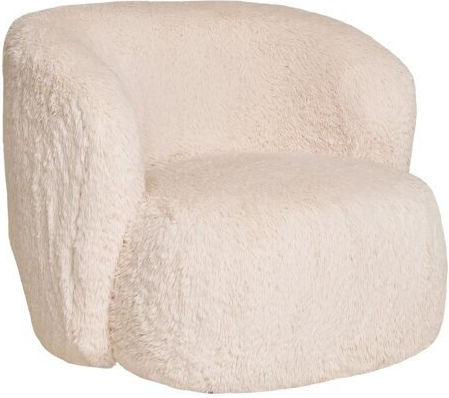 Brea 175 Swivel Armchair Beige 87x75x88cm