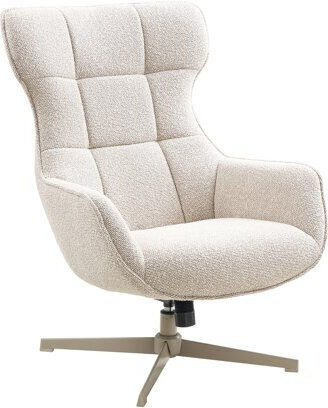 Brea 183 Drehbarer Sessel Beige 86x76x100cm