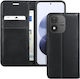 Zanaé Wallet Case Redmi Note 17 Textured Effect Stand Black