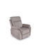 Houston 2216 Fotoliu Relax Reclinabil Rotativ Gri Deschis 92x86x90cm