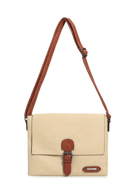 Khaki Damen-Messenger-Tasche