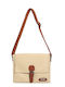 Khaki Damen-Messenger-Tasche
