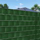 Material pentru Împrejmuirea Grădinii din PVC 19 cm Verde