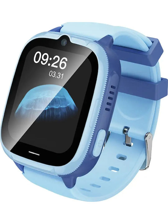 Hoco Kinder-Smartwatch 4G Mit GPS Und Kamera Blau