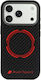 Audi Case RSQ Carbon Fiber Sport Red Circle MagSafe iPhone 18 Pro 17 Pro Black AUS-TPUPCMIP18P-RSQ/D5-BK