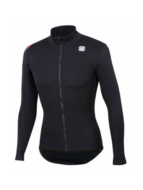 Sportful Light Ανδρική Μακρυμάνικη Μπλούζα Ποδηλασίας Μαύρη