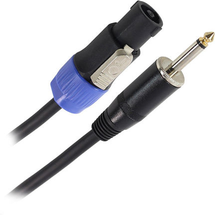 Καλώδιο Ηχείων Plugger Speakon Αρσενικό Jack 6,35 Mm Mono Αρσενικό 2x1,5 Mm² Od8 10 M