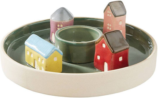 Butlers Christmas Ceramic Candlestick 17 cm