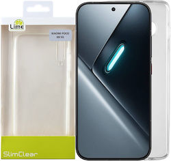 Lime Slimclear Backcover aus transparentem Sili...