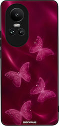 Sonique Back To Y2k Series Case for Oppo Reno10 5G Shiny Butterflies